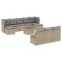 11-piece garden sofa set with beige synthetic rattan cushions by , Garden sets - Ref: Foro24-3250138, Price: 615,54 €, Discou...