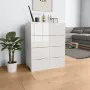 Glossy white engineered wood sideboard 60x35x80 cm by vidaXL, Drawers - Ref: Foro24-283712, Price: 107,15 €, Discount: %