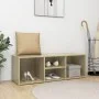Schuhbank aus Eichensperrholz 105x35x35 cm von , Schuhregale und Schuhorganisatoren - Ref: Foro24-804466, Preis: 44,81 €, Rab...