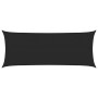 Toldo de vela HDPE negro 160 g/m² 2x5 m