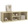 Schuhbank aus Eichensperrholz 105x35x35 cm von , Schuhregale und Schuhorganisatoren - Ref: Foro24-804466, Preis: 44,81 €, Rab...