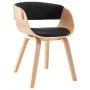 Esszimmerstuhl aus Bugholz und schwarzem Kunstleder von vidaXL, Essstühle - Ref: Foro24-283113, Preis: 139,26 €, Rabatt: %