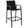 Gartenhochstühle 4 Einheiten aus schwarzem Textilene von , Gartenstühle - Ref: Foro24-48117, Preis: 318,57 €, Rabatt: %