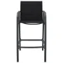 High garden chairs 4 units black textilene by , Garden chairs - Ref: Foro24-48117, Price: 318,57 €, Discount: %