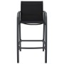 Sillas altas de jardín 4 unidades textilene negro de , Sillas de jardín - Ref: Foro24-48117, Precio: 288,42 €