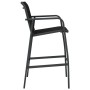 Sillas altas de jardín 4 unidades textilene negro de , Sillas de jardín - Ref: Foro24-48117, Precio: 288,42 €