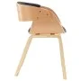 Esszimmerstuhl aus Bugholz und schwarzem Kunstleder von vidaXL, Essstühle - Ref: Foro24-283113, Preis: 139,26 €, Rabatt: %