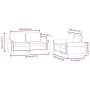 Sofa set with cushions 2 pieces light gray velvet by , Sofas - Ref: Foro24-3202210, Price: 465,34 €, Discount: %