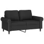 3-piece black velvet sofa set with cushions by , Sofas - Ref: Foro24-3202265, Price: 615,07 €, Discount: %