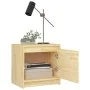 Nachttische 2 Stück aus massivem Kiefernholz 40x30,5x40 cm von , Nachttische - Ref: Foro24-808114, Preis: 54,87 €, Rabatt: %
