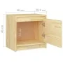 Mesitas de noche 2 uds madera maciza de pino 40x30,5x40 cm de , Mesitas de noche - Ref: Foro24-808114, Precio: 54,87 €, Descu...