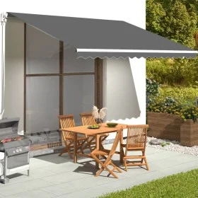 Replacement fabric for anthracite gray awning 4.5x3.5 m by , Awnings - Ref: Foro24-311950, Price: 71,27 €, Discount: %
