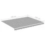 Replacement fabric for anthracite gray and white awning 4.5x3.5 m by , Awnings - Ref: Foro24-311990, Price: 67,08 €, Discount: %