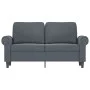 Dunkelgraues 2-Sitzer-Sofa aus Samt, 120 cm von , Sofas - Ref: Foro24-359520, Preis: 266,71 €, Rabatt: %