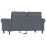 Dunkelgraues 2-Sitzer-Sofa aus Samt, 120 cm von , Sofas - Ref: Foro24-359520, Preis: 271,79 €, Rabatt: %