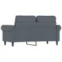 Dunkelgraues 2-Sitzer-Sofa aus Samt, 120 cm von , Sofas - Ref: Foro24-359520, Preis: 266,71 €, Rabatt: %
