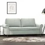 Sofá de 2 plazas de terciopelo gris claro 140 cm de , Sofás - Ref: Foro24-359529, Precio: 192,09 €, Descuento: %