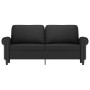 2-seater black velvet sofa 140 cm by , Sofas - Ref: Foro24-359534, Price: 227,42 €, Discount: %