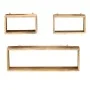 3-Piece Cube Wall Shelf Set Solid Mango Wood by , Shelves and shelves - Ref: Foro24-285844, Price: 101,06 €, Discount: %