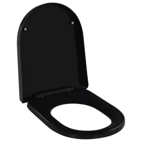 Black Quick Release Soft Close Toilet Lid by vidaXL, Toilet and bidet seats - Ref: Foro24-145022, Price: 28,75 €, Discount: %