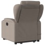 Sillón reclinable de masaje elevable tela gris taupé de , Sillones - Ref: Foro24-3204502, Precio: 289,46 €, Descuento: %