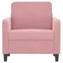 Rosa Samtsessel 60 cm von , Sofas - Ref: Foro24-359425, Preis: 170,63 €, Rabatt: %