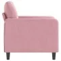 Rosa Samtsessel 60 cm von , Sofas - Ref: Foro24-359425, Preis: 170,63 €, Rabatt: %