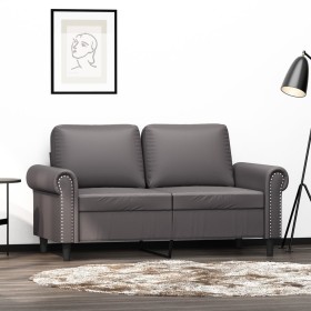 Graues 2-Sitzer-Sofa aus Kunstleder, 120 cm von , Sofas - Ref: Foro24-359501, Preis: 231,87 €, Rabatt: %