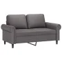 Gray synthetic leather 2-seater sofa 120 cm by , Sofas - Ref: Foro24-359501, Price: 226,97 €, Discount: %