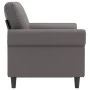 Gray synthetic leather 2-seater sofa 120 cm by , Sofas - Ref: Foro24-359501, Price: 226,97 €, Discount: %