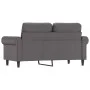 Gray synthetic leather 2-seater sofa 120 cm by , Sofas - Ref: Foro24-359501, Price: 226,97 €, Discount: %