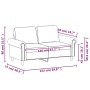 Graues 2-Sitzer-Sofa aus Kunstleder, 120 cm von , Sofas - Ref: Foro24-359501, Preis: 231,87 €, Rabatt: %