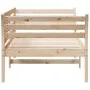 Sofá cama de madera maciza de pino 80x200 cm de , Camas y somieres - Ref: Foro24-842866, Precio: 106,37 €, Descuento: %