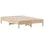 Bettgestell aus massivem Kiefernholz, 160 x 200 cm von , Betten und Lattenroste - Ref: Foro24-842690, Preis: 106,90 €, Rabatt: %