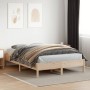Solid pine wood bed frame 160x200 cm by , Beds and slatted bases - Ref: Foro24-842690, Price: 108,00 €, Discount: %