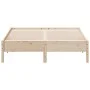 Bettgestell aus massivem Kiefernholz, 160 x 200 cm von , Betten und Lattenroste - Ref: Foro24-842690, Preis: 106,90 €, Rabatt: %