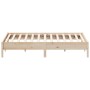 Estructura de cama madera maciza de pino 180x200 cm de , Camas y somieres - Ref: Foro24-842686, Precio: 115,66 €, Descuento: %