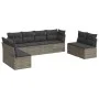 8-piece garden sofa set and gray synthetic rattan cushions by , Garden sets - Ref: Foro24-3249289, Price: 460,91 €, Discount: %