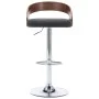 Taburetes cocina 2 unidades tela y madera curvada gris oscuro de vidaXL, Taburetes de cocina - Ref: Foro24-283146, Precio: 21...