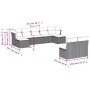 9-teiliges Gartensofa-Set mit beigen synthetischen Rattankissen von , Gartensets - Ref: Foro24-3250107, Preis: 604,58 €, Raba...