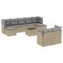 Garden sofa set with beige cushions 10 pieces synthetic rattan by , Garden sets - Ref: Foro24-3250158, Price: 613,58 €, Disco...