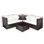 4-piece garden furniture set and brown synthetic rattan cushions by , Garden sets - Ref: Foro24-42988, Price: 571,18 €, Disco...