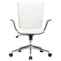 Drehbarer Bürostuhl aus Kunstleder, gebogenes Holz, weiß von vidaXL, Bürostühle - Ref: Foro24-283133, Preis: 135,46 €, Rabatt: %