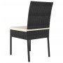 Sillas de comedor de jardín 4 unidades ratán sintético negro de , Sillas de jardín - Ref: Foro24-317167, Precio: 161,28 €, De...