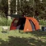 Camping tent with tunnel 4 people waterproof gray orange by , tents - Ref: Foro24-94399, Price: 153,62 €, Discount: %