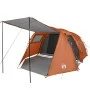 Camping tent with tunnel 4 people waterproof gray orange by , tents - Ref: Foro24-94399, Price: 153,62 €, Discount: %