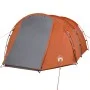 Camping tent with tunnel 4 people waterproof gray orange by , tents - Ref: Foro24-94399, Price: 153,62 €, Discount: %