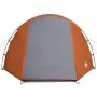 Camping tent with tunnel 4 people waterproof gray orange by , tents - Ref: Foro24-94399, Price: 153,62 €, Discount: %