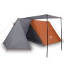 Gray and orange waterproof 3-person tent by , tents - Ref: Foro24-94367, Price: 97,26 €, Discount: %