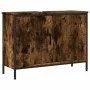 Engineered wood bathroom sink cabinet smoked oak 80x30x60 cm by , Dressing tables - Ref: Foro24-842453, Price: 62,19 €, Disco...
